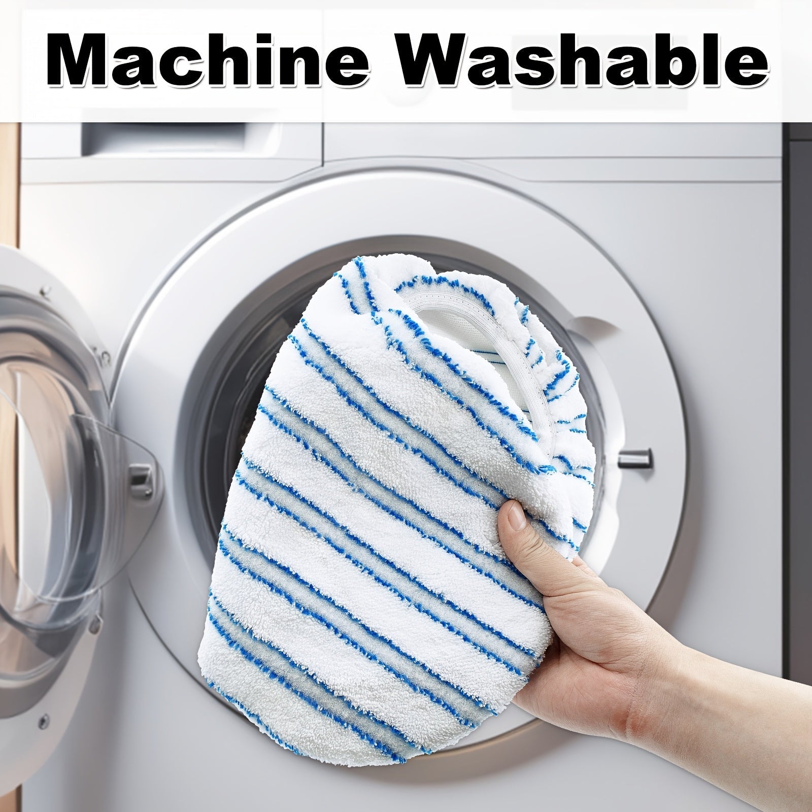 Microfiber Flat Mop Replacement Pad 15x8 for Dry Wet Floor Cleaning