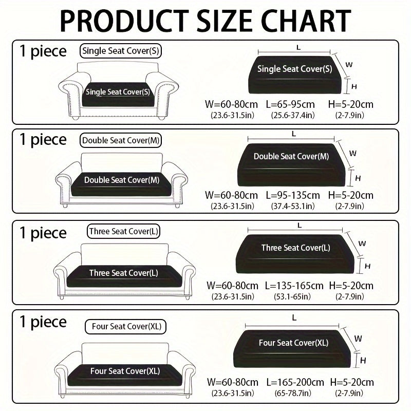 Чехол для дивана, безопасный для домашних животных, нескользящий, устойчивый к пятнам, из полярного флиса, моющийся в машине, для всех сезонов