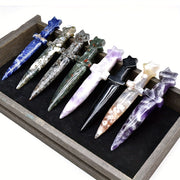 Amethyst Crystal Sword Natural Quartz Fengshui Home Decor Gift