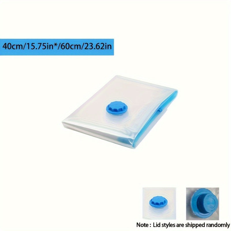 Bolsa de almacenamiento al vacío de un solo pieza que ahorra espacio para ropa con cierre de hebilla, organizador de viaje portátil