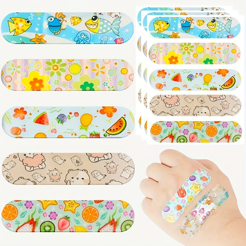 Waterproof Cartoon Wound Plaster 100pcs Breathable Hemostatic Patch