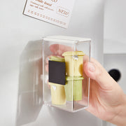 Kichik Muzlatgich Saqlash Qutisi, Magnit Yutish bilan, Oila Oshxona Devorga O'rnatiladigan Qopqoq - Ko'p Funktsiyali