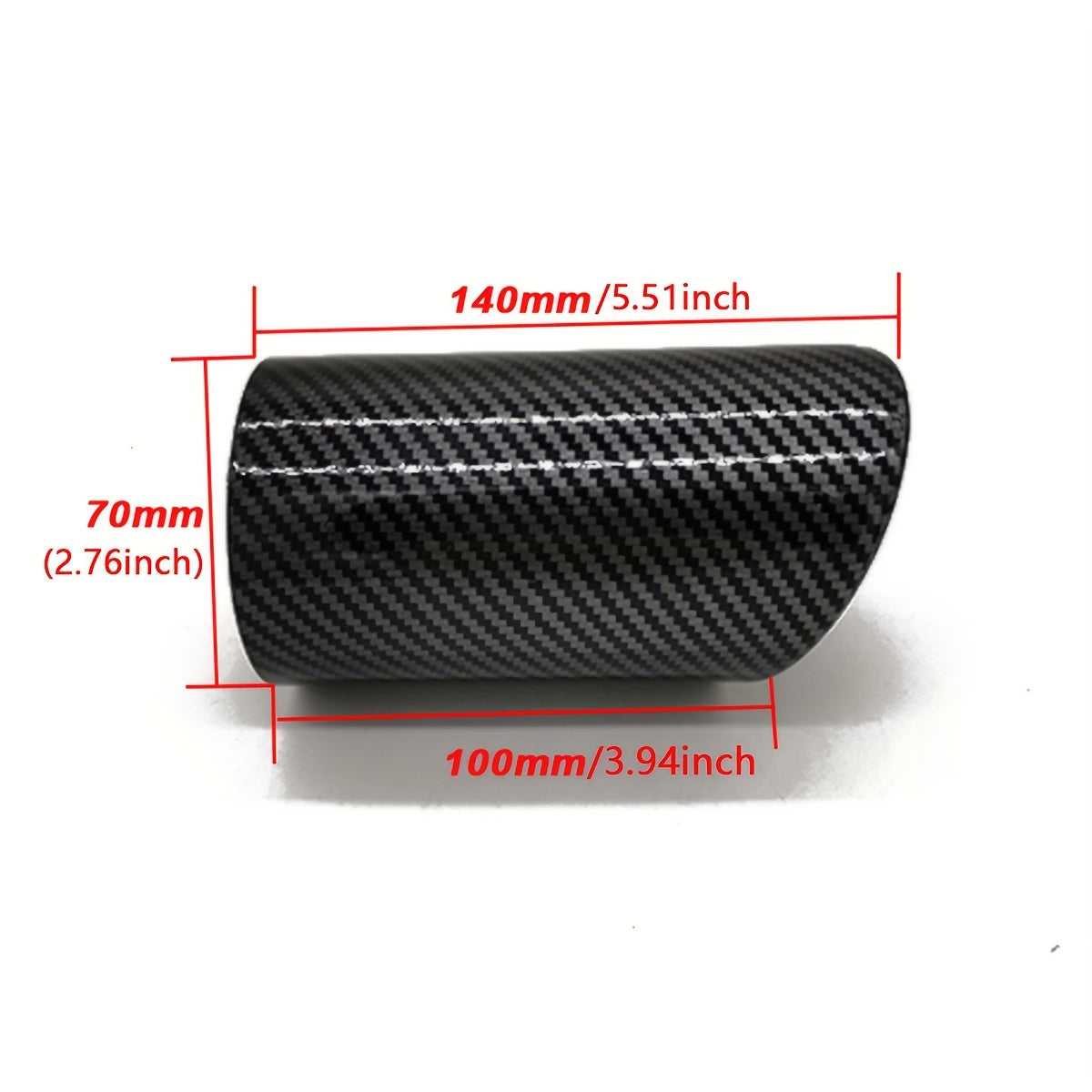 Stainless Steel Car Exhaust Pipe 2 Pcs 7cm Fit for Sedan SUV Replacement