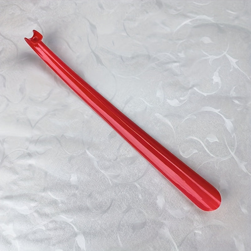 Black Plastic Shoe Horn for Elderly and Pregnant Women, No Bending