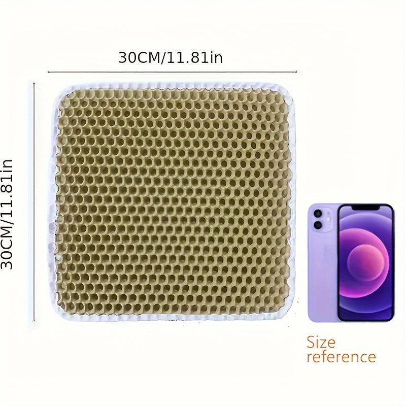 Double Layer Honeycomb Cat Litter Mat Waterproof Washable Reusable Indoor
