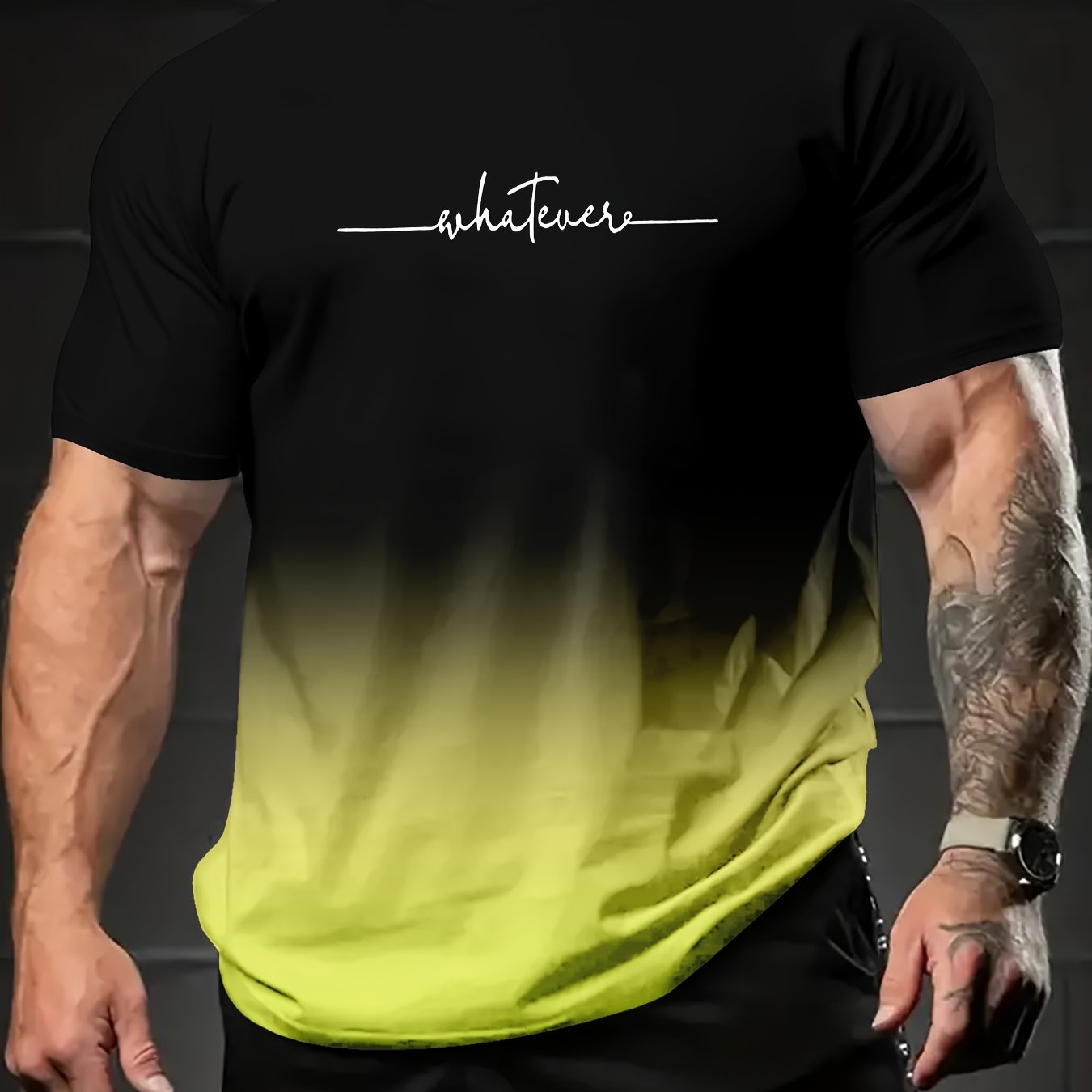 Men's Plus Size Graphic Print Summer T-Shirt Short Sleeve Casual Polyester