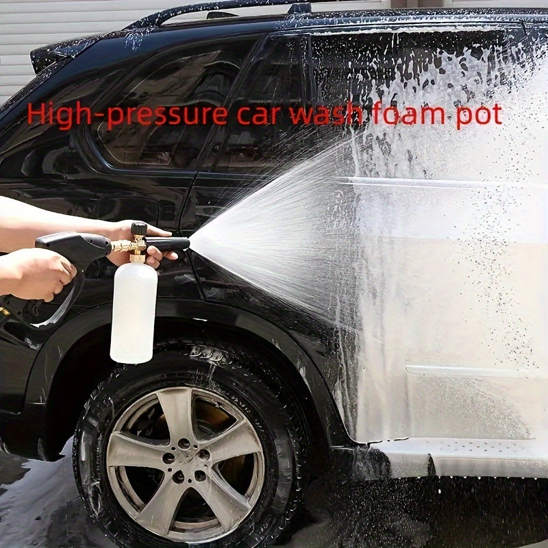 High Pressure Foam Sprayer for Car Wash Aluminum Water Gun with Fan-Shaped Head