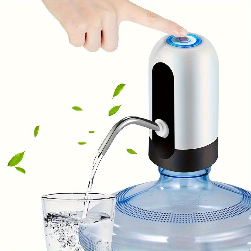USB Rechargeable Electric Water Pump for 11.36-18.93 L Jugs Camping Drinking