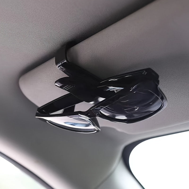 Car Visor Glasses Holder Clip ABS Resin Black Blue White Red Vehicle Organizer