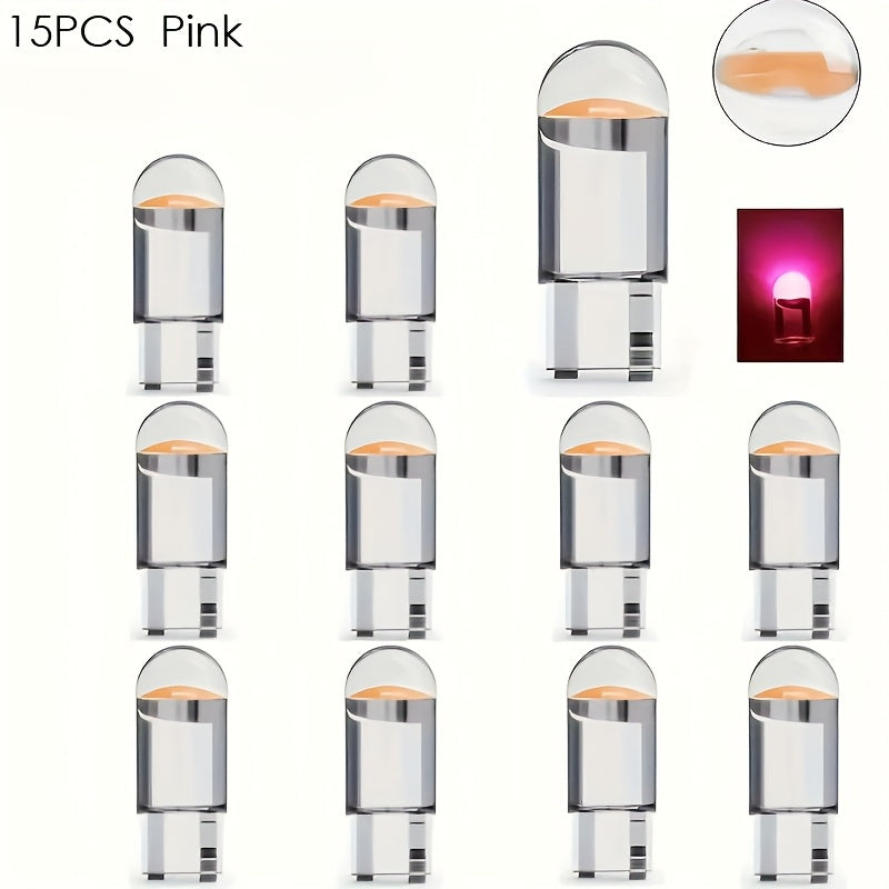 12V W5W LED shisha chiroqlari 6000K oq nur uchun avtomobil ichki qismi, 10-20 ta paket