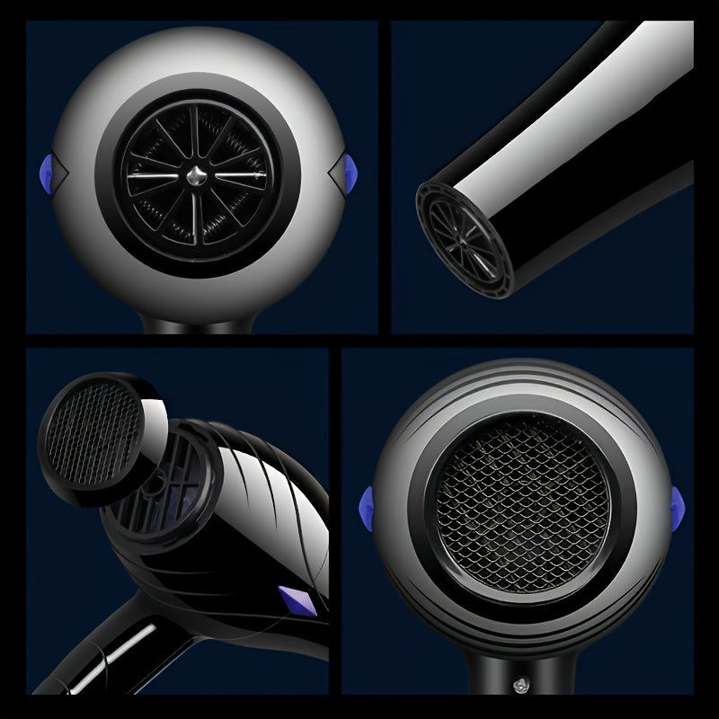 Secador de pelo de alta potencia para salón con boquillas difusoras y accesorios de peinado 1200W 220V