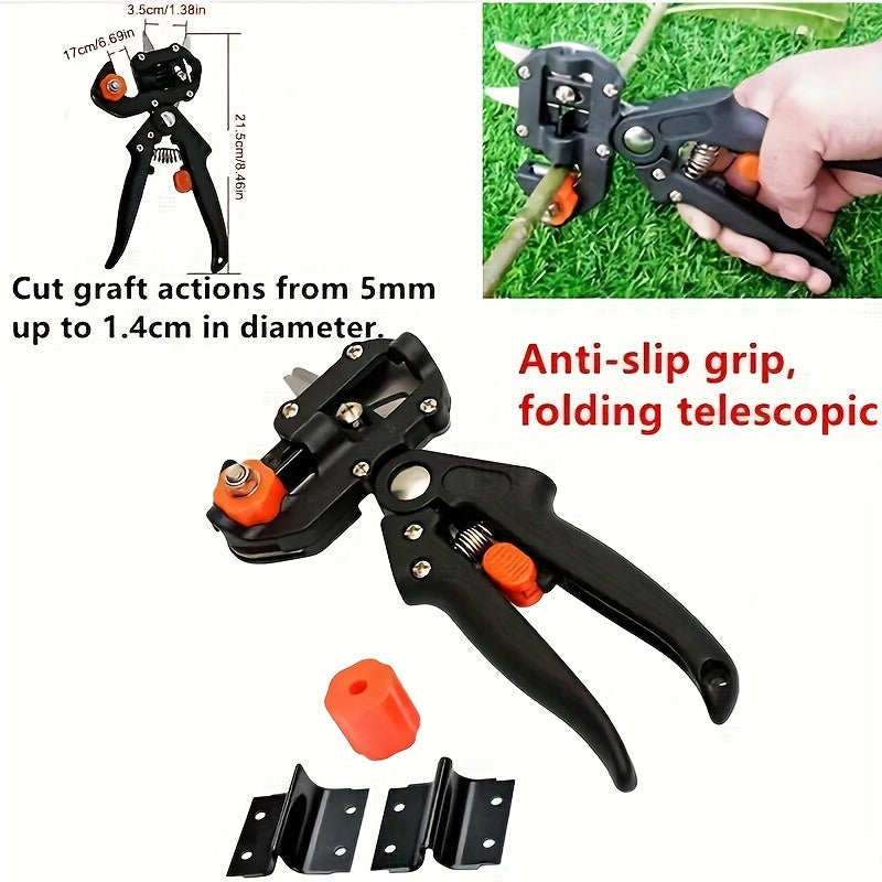 Multifunctional Grafting Tool for Fruit Trees Alloy Steel Ambidextrous