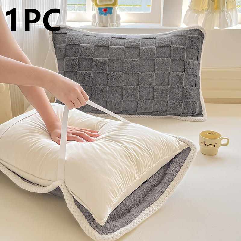 Waterproof Pillow Protector Single Pack 48x78 cm Woven Taffeta Machine Washable