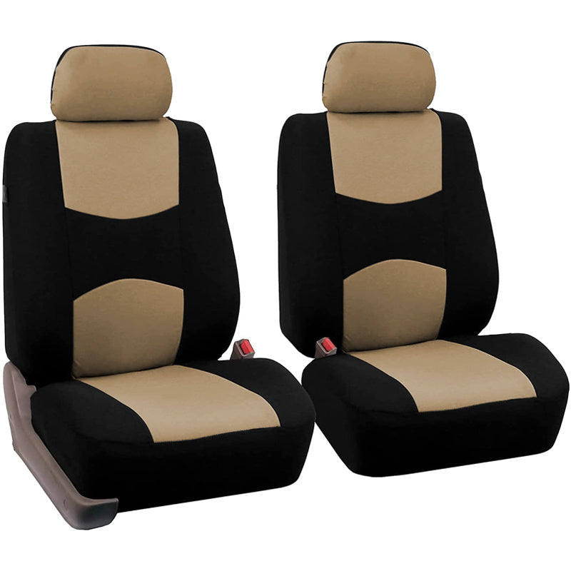 Universal Car Front Seat Covers Polyester Multi-Color Protective Cushion