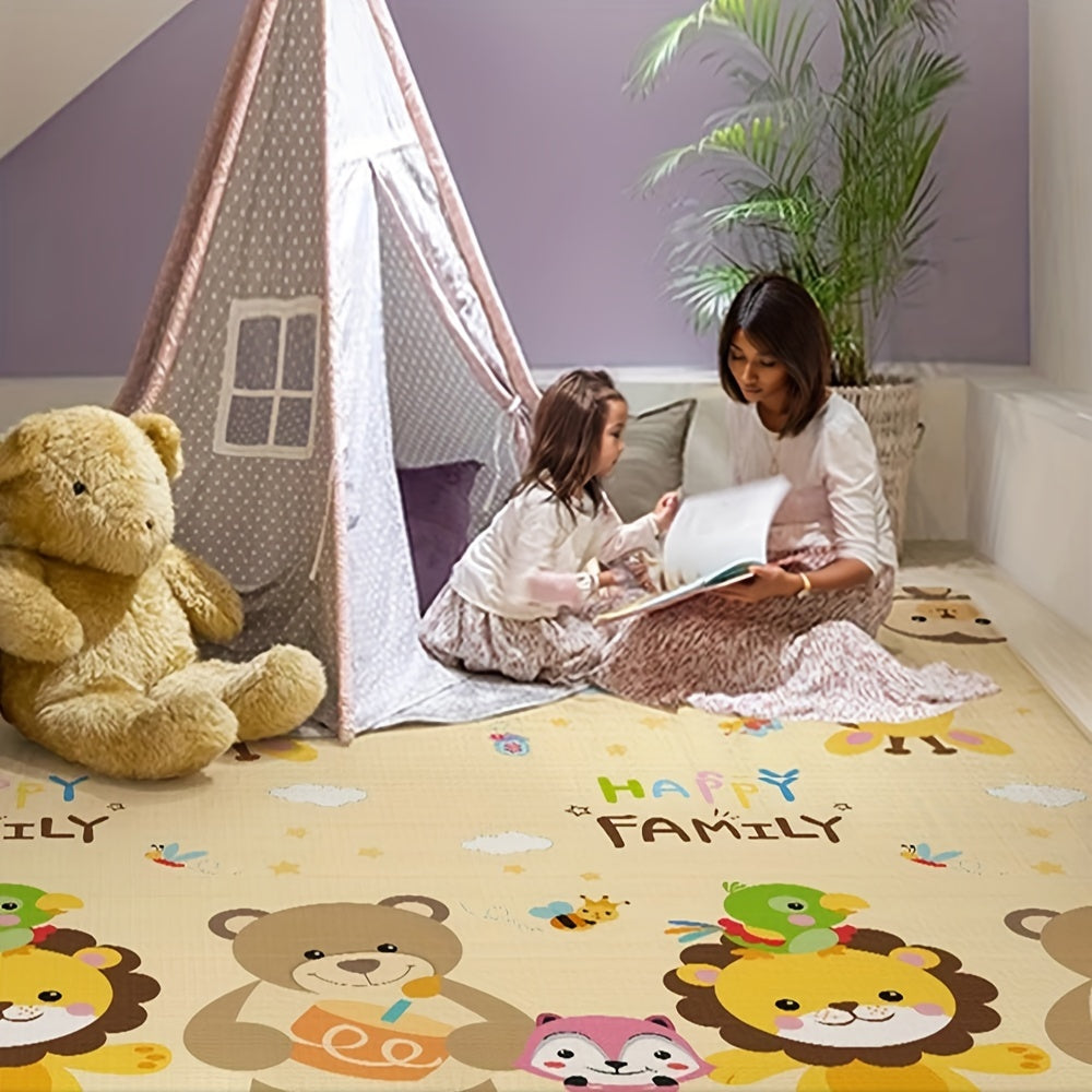 Детский игровой коврик из нетоксичного ПЭ пенного материала, мягкий, безопасный, для ползания и игры на животе