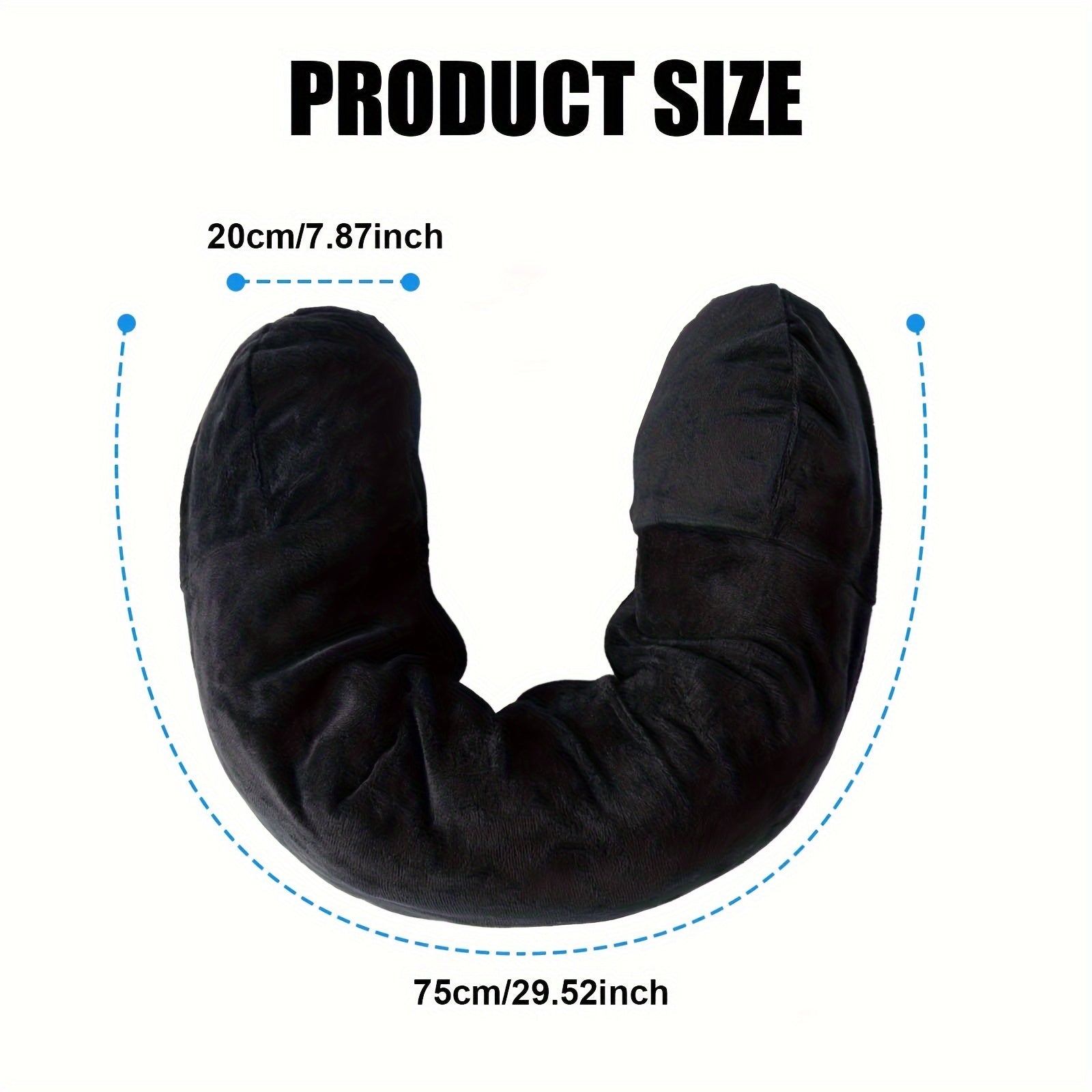 Multi-Functional U-Shaped Travel Pillow with Plush Filling for Comfort
