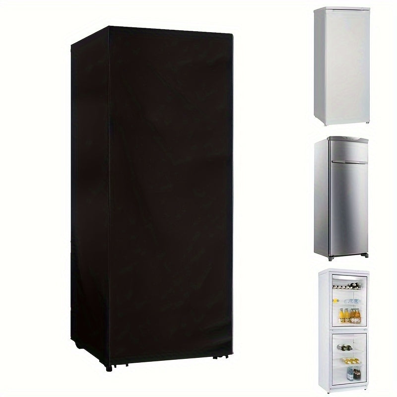 Outdoor Polyester Refrigerator Cover Waterproof Dustproof Vertical Stand Protector
