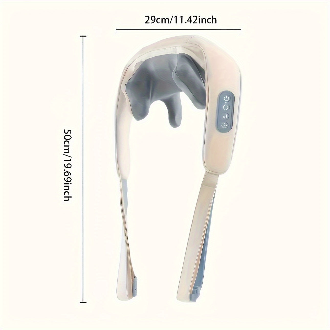 Qayta zaryadlanadigan bo'yin massajeri, yoğurma funksiyasi bilan, trapezius mushaklarini bo'shatsin, USB orqali qayta zaryadlanadi, uzoq muddatli litiy batareya.