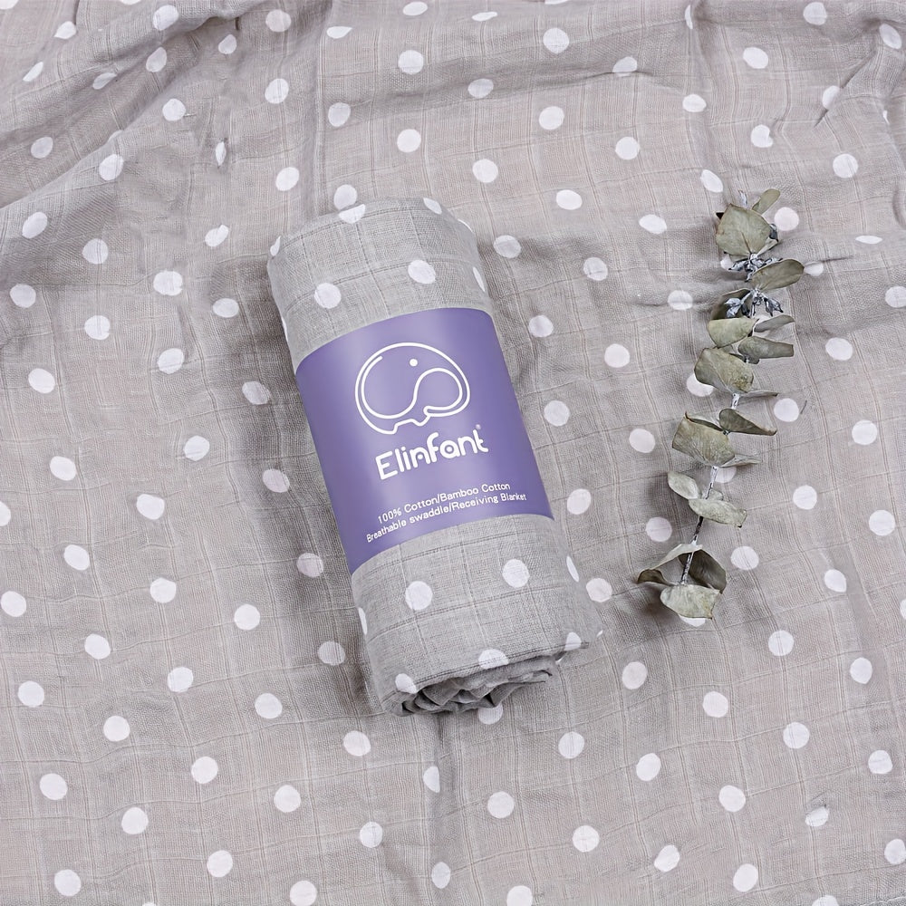 Muslin Swaddle Blanket for Newborns Soft Baby Wrap 47x47 Inches