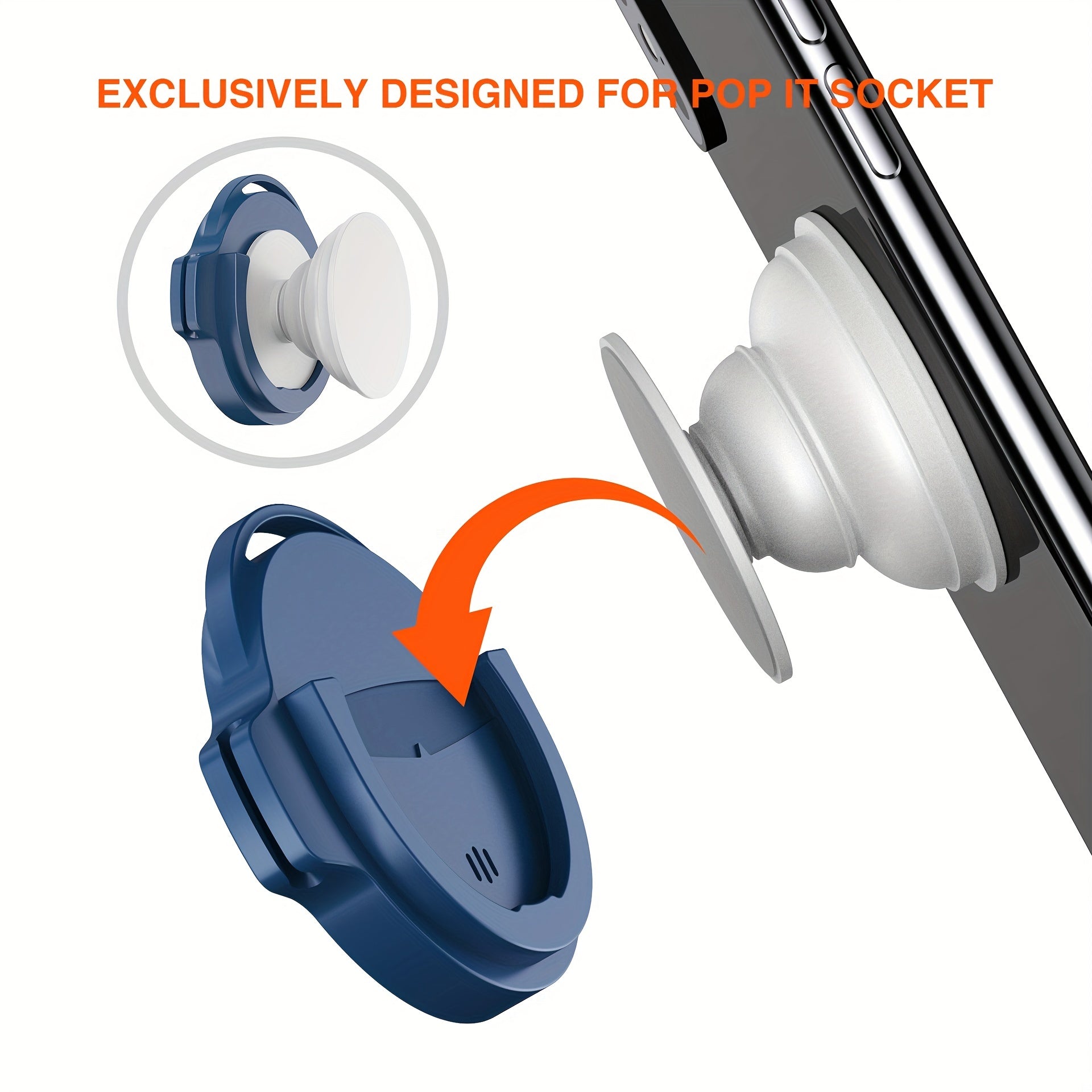 Soporte universal para coche con rotación de 360° y soporte plano