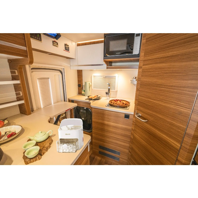 48-Cube Ice Maker Double-Layer Large Capacity Food-Grade PP Kitchen Use