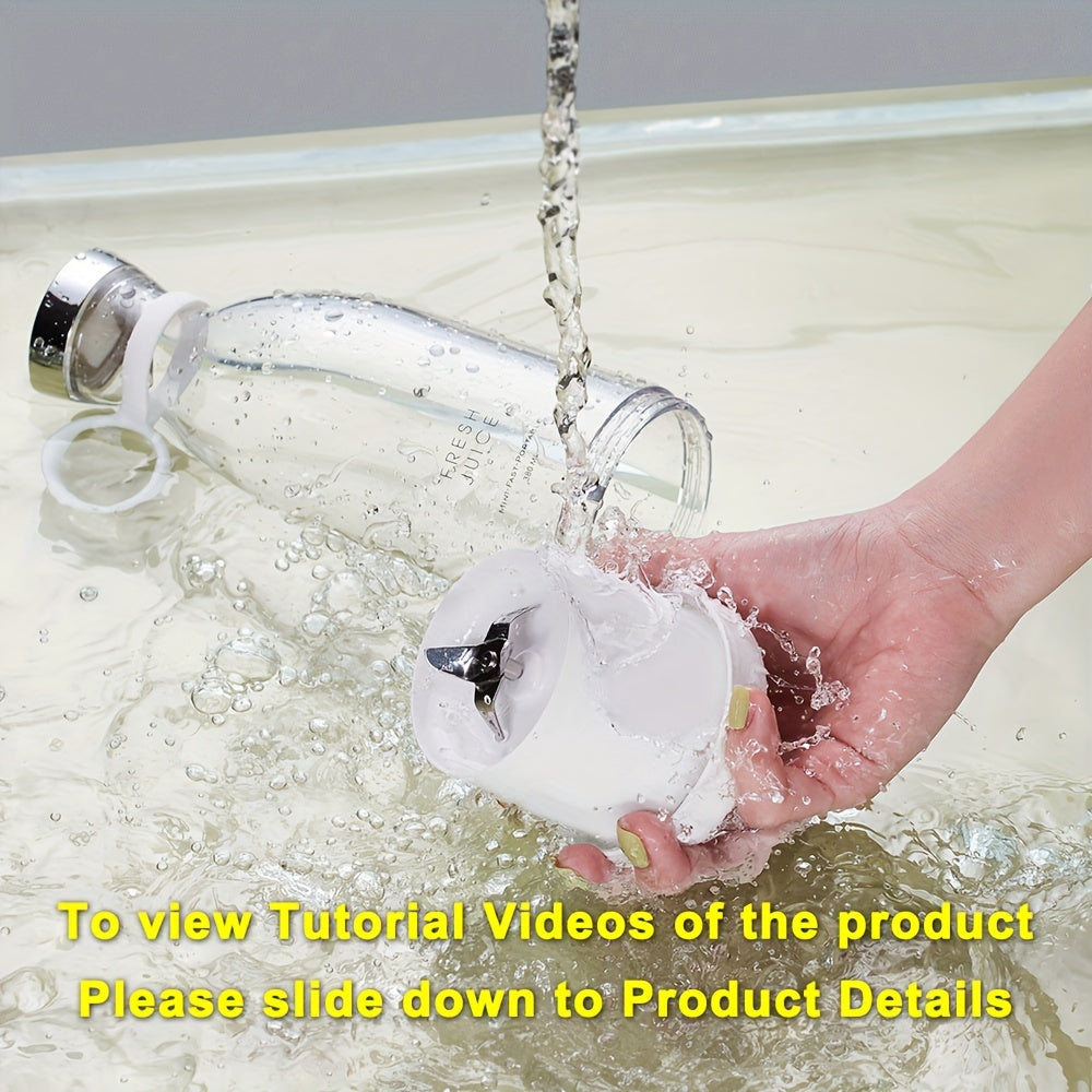 350 мл портативный электрический беспроводной мини-соковыжималка для фруктов, перезаряжаемый через USB