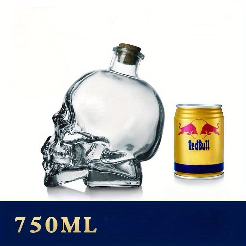 Decantador de whisky Skull para licores temática de Halloween bar pub club decoración para el hogar