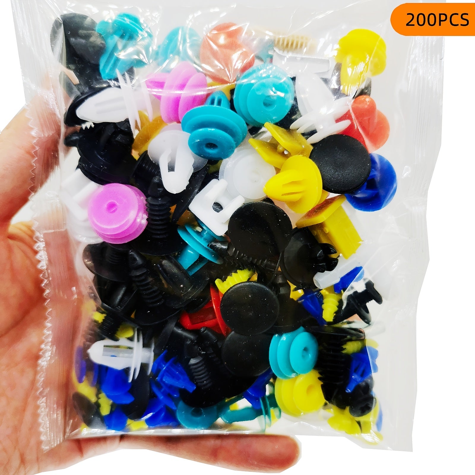 200 штук автомобильных крепежных клипс из пластика для бампера, крылья, дверные панели, liner, замена