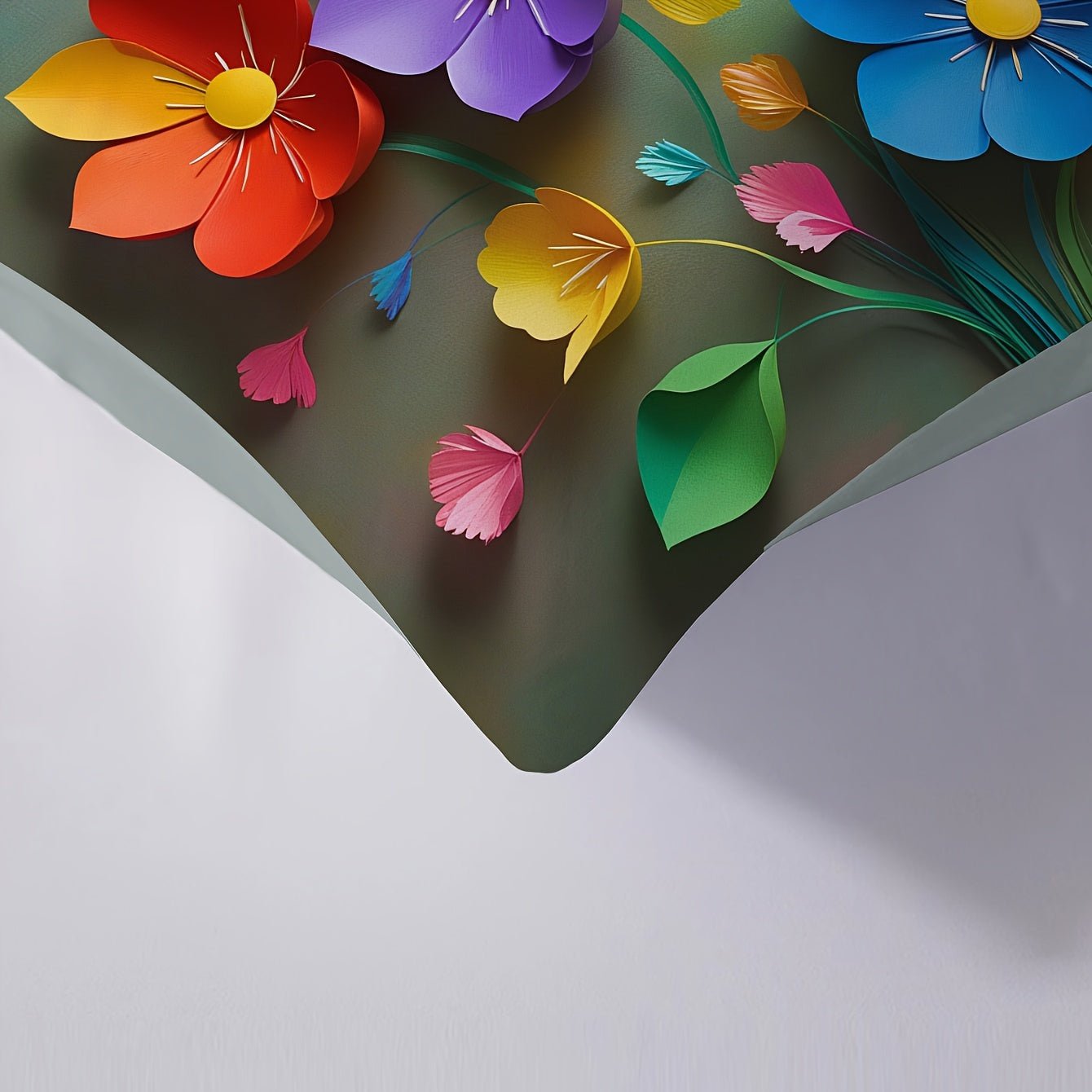 Conjunto de funda nórdica con patrón floral 3D y cierre de cremallera, 100% poliéster, para todas las estaciones, incluye 1 funda nórdica y 2 fundas de almohada