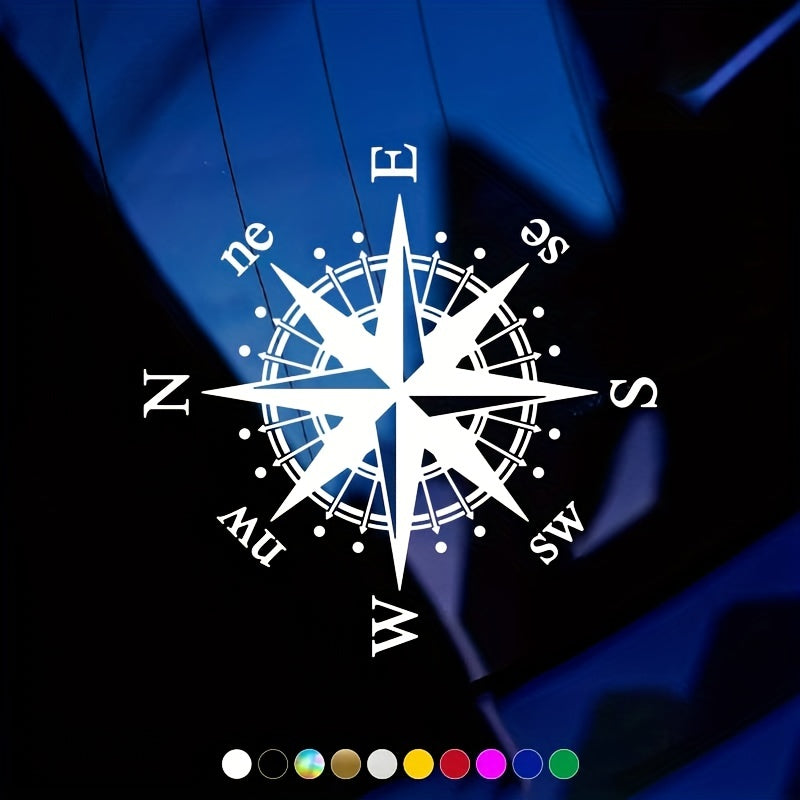 Отражающие виниловые наклейки на автомобиль, компас, наклейка на бампер для транспортных средств