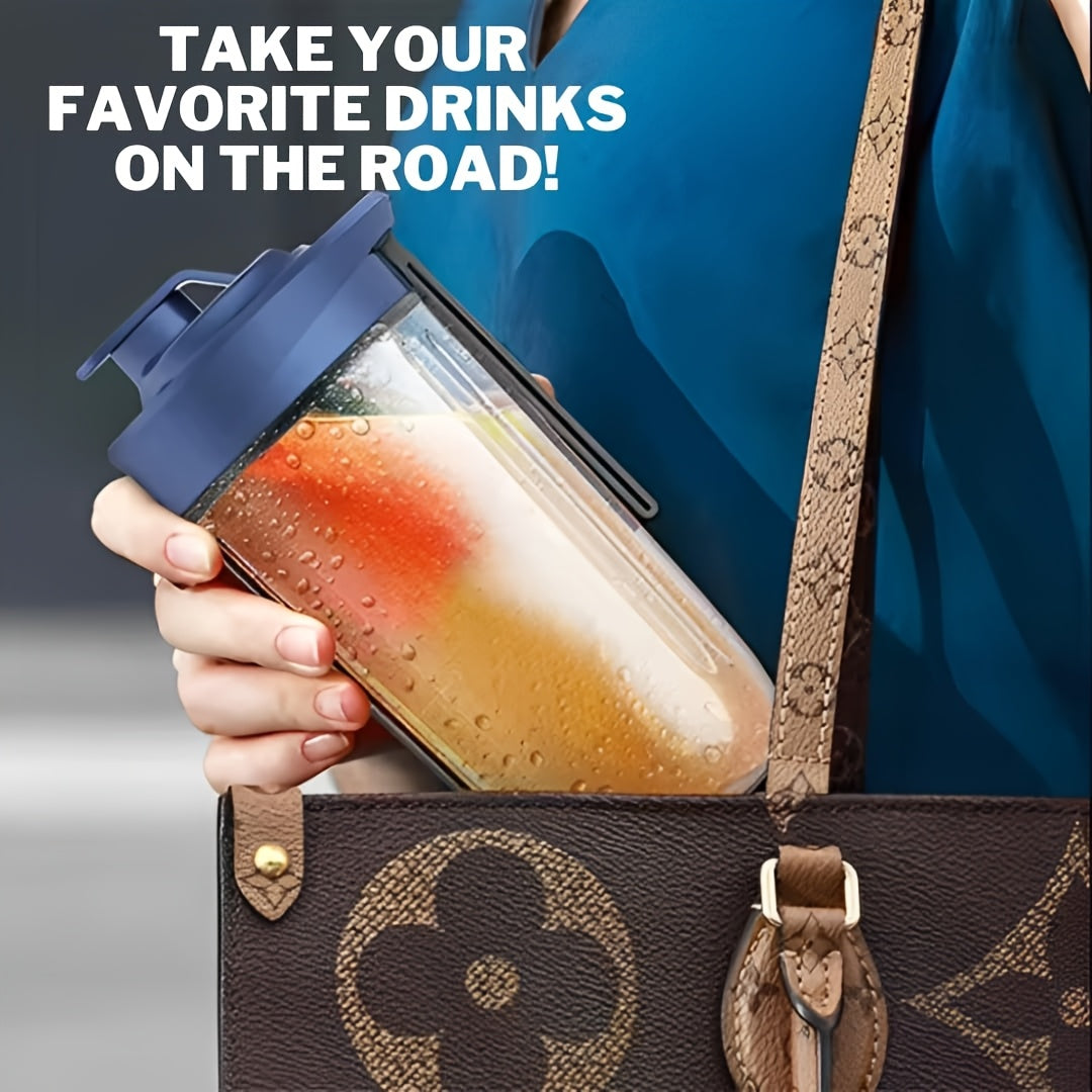 Portable Blender Set with Dual Cups USB Rechargeable Ice Crushing