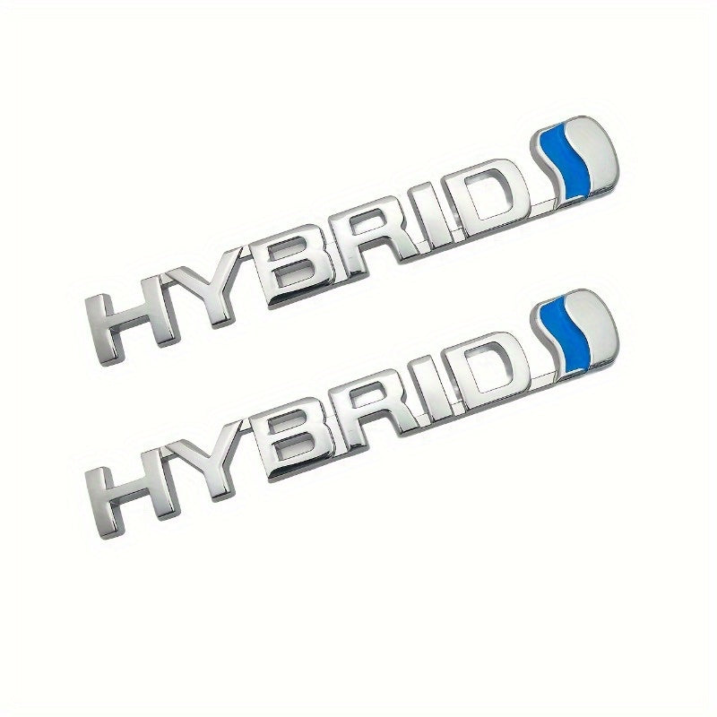 Car Side Badge, Durable Metal Hybrid Logo, Body Decoration Sticker