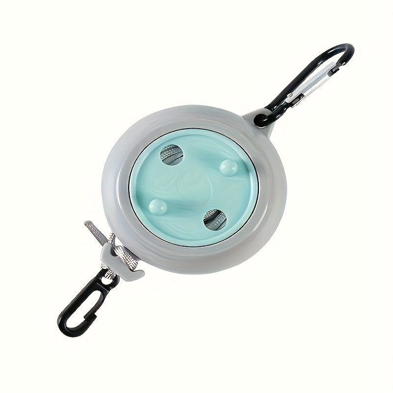 cuerda de ropa retráctil para acampar con 20 pinzas para viajes al aire libre y camping