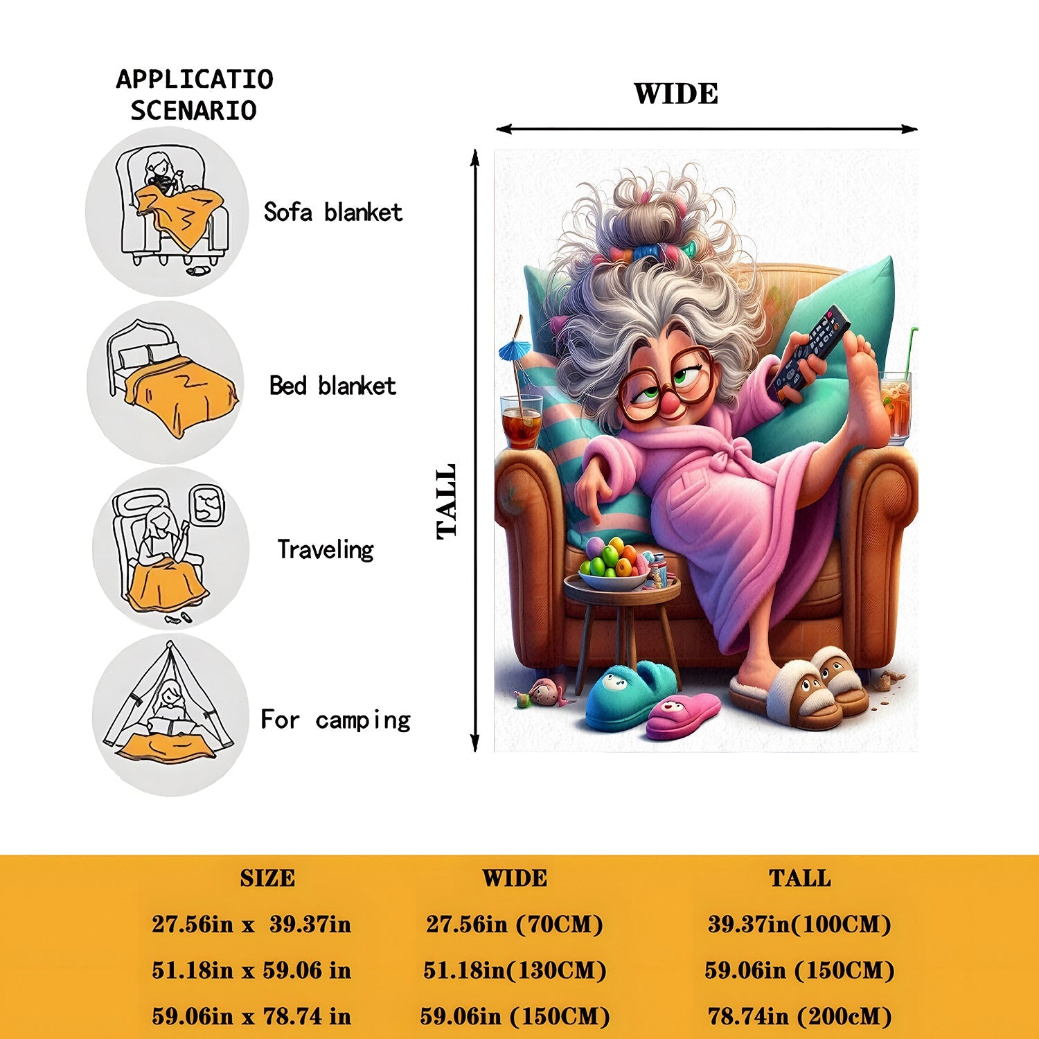 Lightweight Flannel Throw Blanket Cozy Warm Versatile for Couch Bed Travel