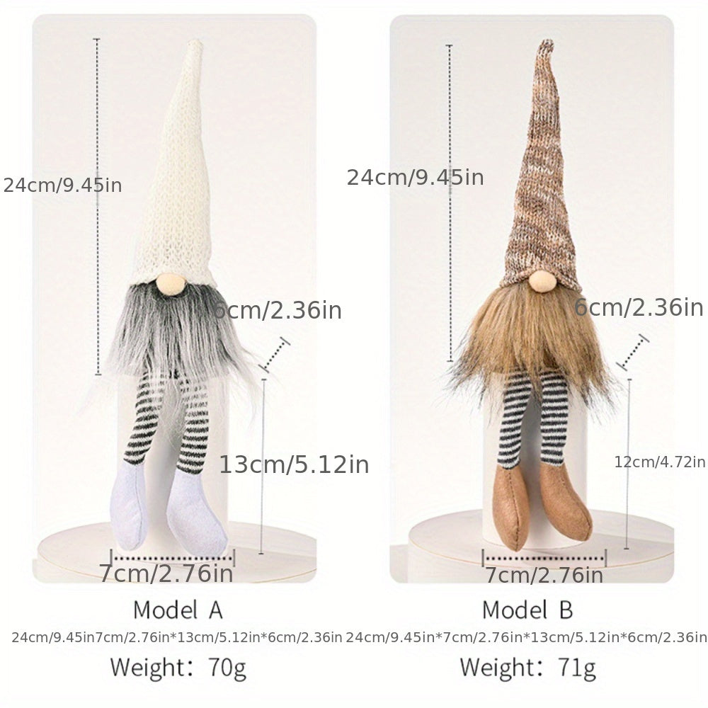 Faceless Gnome Doll Ornament for Home Decor Nordic Forest Style 1 or 2 Pieces