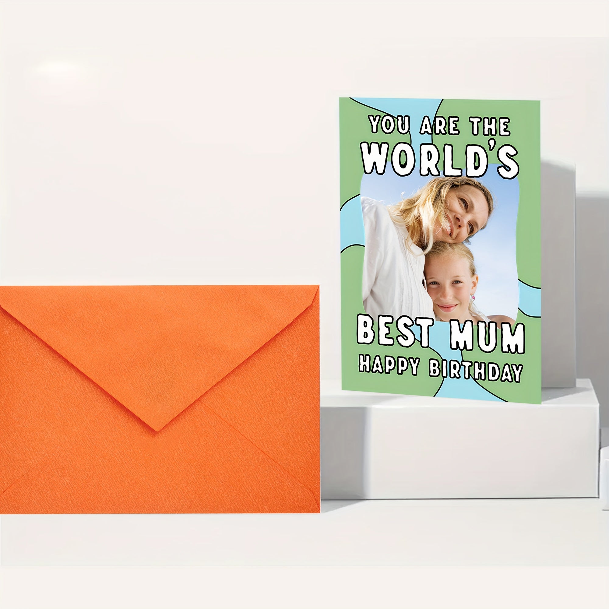 Handmade Mother's Day Card for Mom Personalized Birthday Celebration Greeting Card