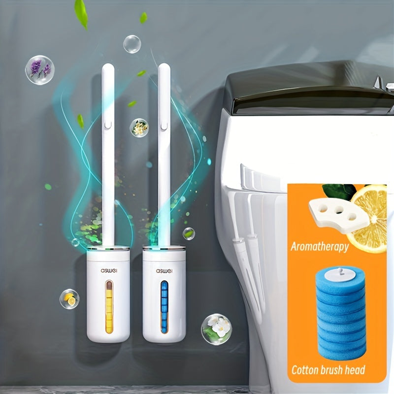 Bir martalik hojatxona cho'tkasi to'plami, 24 ta bo'lak, 40 ta cho'tka boshchalari va aromatik to'ldirishlar bilan