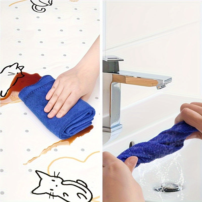 80 Microfiber Wipe Towels for Kitchen and Car Cleaning Highly Absorbent Eco-Friendly