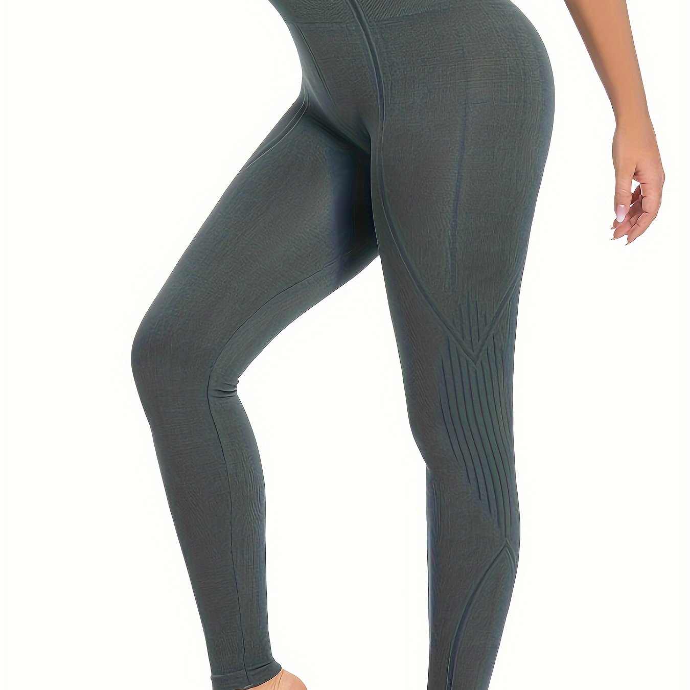 Women's High Waisted Compression Leggings with Tummy Control for Fall and Winter