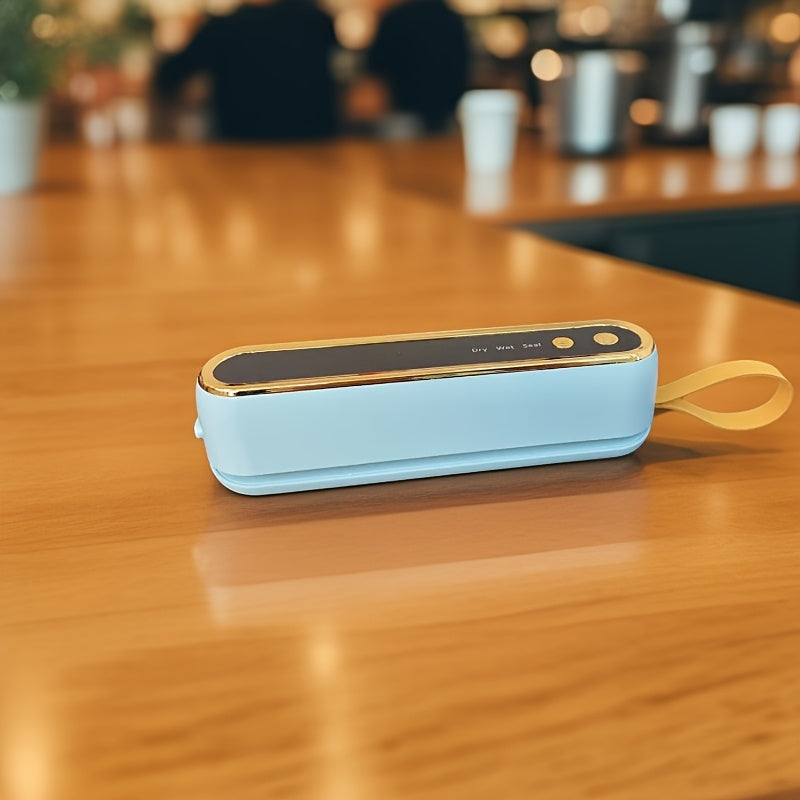 Sellador de alimentos automático multifuncional con sellado de bolsas de aperitivos para conservación a largo plazo, portátil, inalámbrico, compacto y fácil de usar