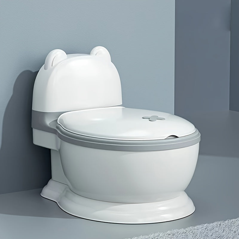 Toilet Trainer Potty Chair for Kids with Realistic Plastic Seat