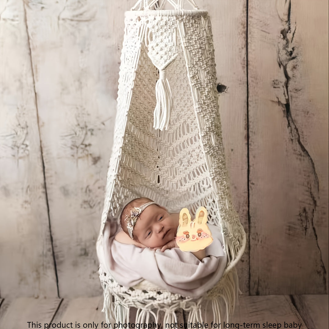 Набор фотопропов с гамаком - включает кружевную висячую сетку, идеально подходит для Рождества, Хэллоуина, Дня благодарения, Нового года, Дня святого Валентина и карнавала.