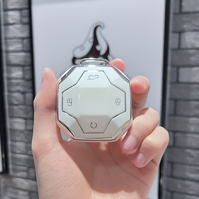 Waterproof TPU Car Key Cover for T2 Traveler Dustproof Scratch-Resistant