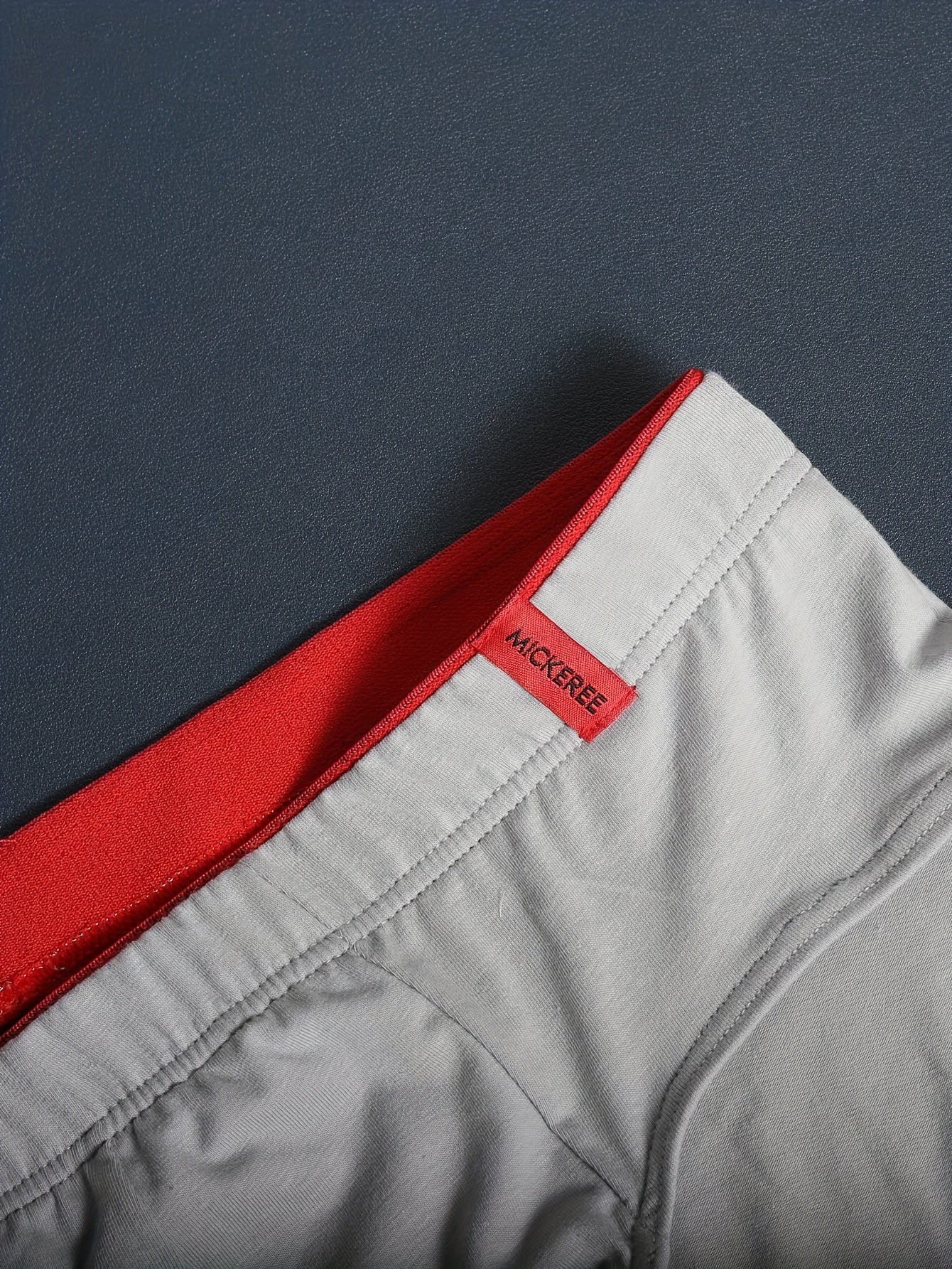 6 dona erkaklar uchun nafas oladigan paxta uchburchakli ichki kiyimlar, yuqori elastik belbog' bilan, kundalik bokser shortlari