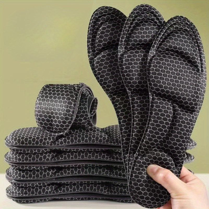 Unisex Memory Foam Honeycomb Pattern Insoles for Sports and Hiking