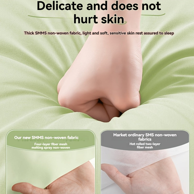 Disposable Pillowcase for Double Beds Hygienic Non-Woven Fabric Travel Hotel Train