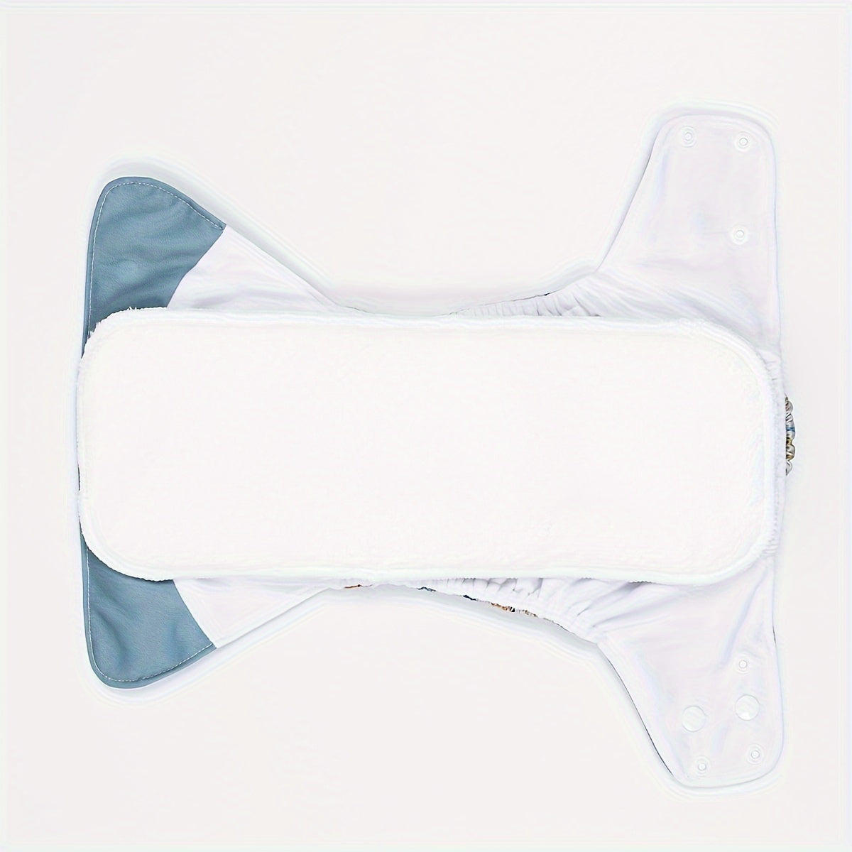 5-Pack Microfiber Diaper Inserts for Babies 0-3 Years Reusable 3-Layer Absorbent