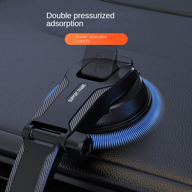 Multifunctional Rotatable Car Phone Holder with Suction Cup