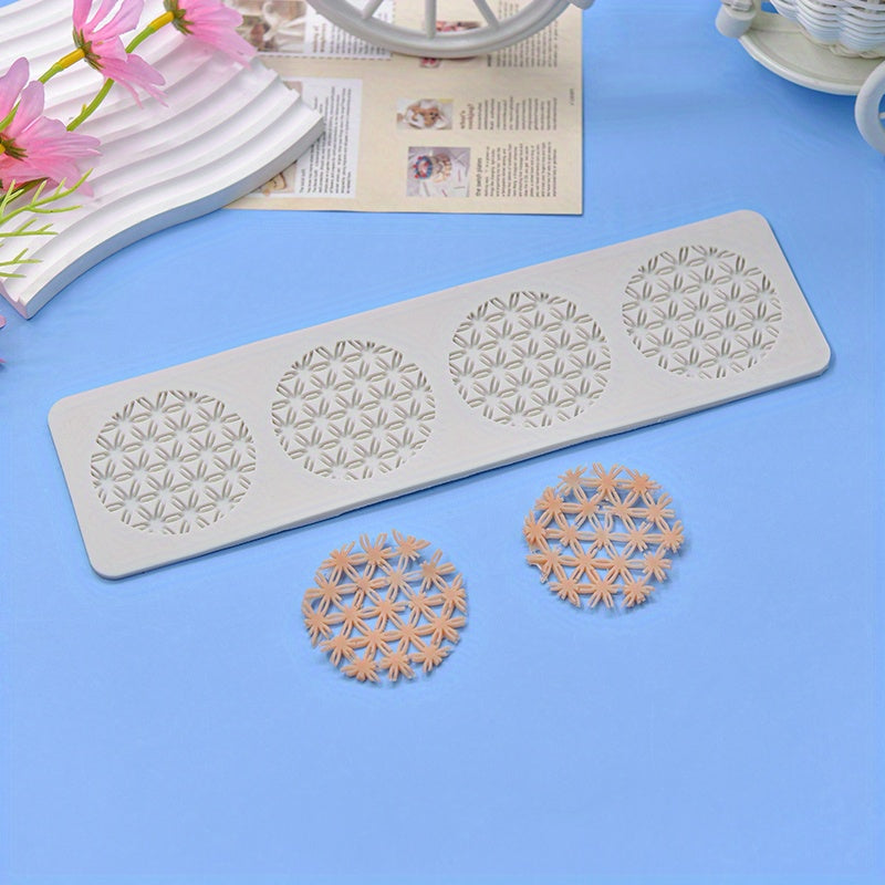 Silicone Fish and Lace-Shaped Mold for Cake Decorations Baking and Dessert Making