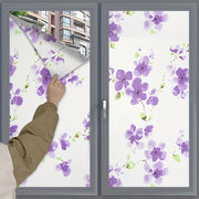 PVC Window Privacy Film Frosted Glass Covering UV Block Heat Control Self-Adhesive for Doors and Windows